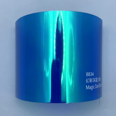 Light Film Chameleon Car Tail – Car headlight protective film - 8834-symphony-dark-blue-light-film-039m15-rollscarton