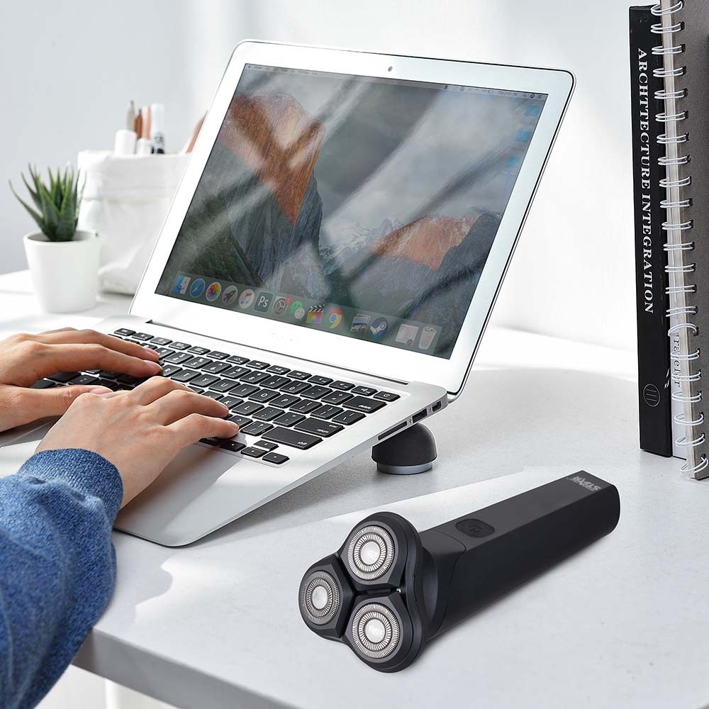 WinningStar Cross-border Type-C para hombre recargable de larga duración para el hogar portátil de 3 cabezas afeitadora eléctrica