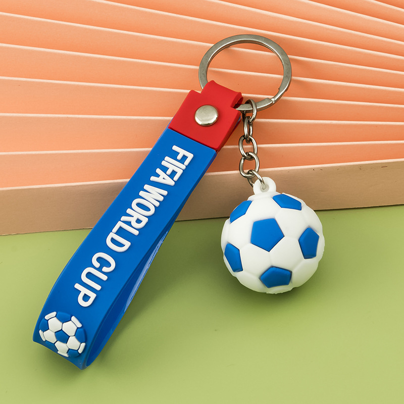 ミニサッカーのキーホルダーのペンダントをシミュレーションします。|undefined