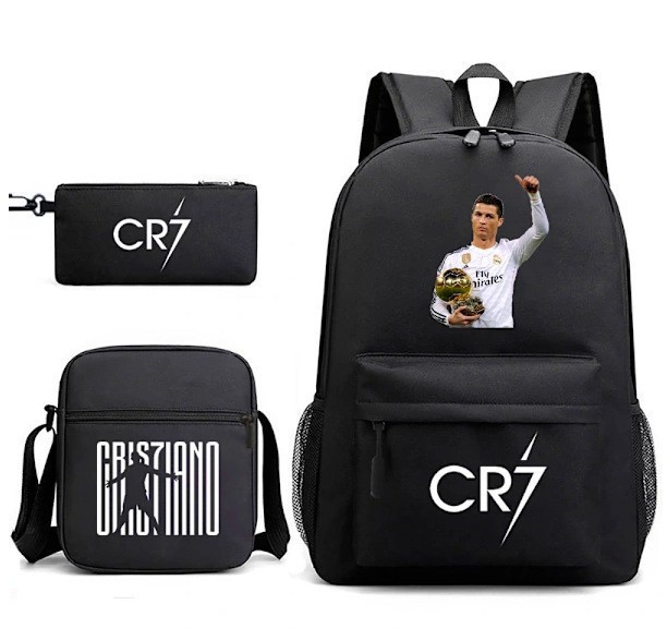 Mochila de tres piezas, mochila para hombres y mujeres, mochila a prueba de salpicaduras [una también es precio al por mayor] mochila de espalda protectora