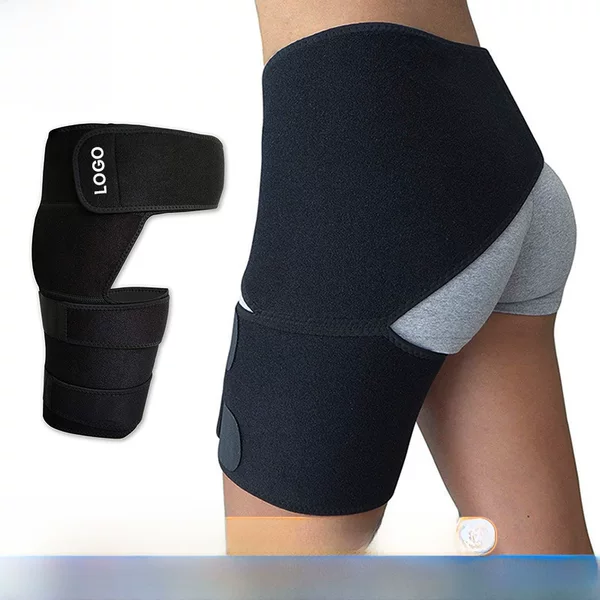 Cross-Border Fitness Thigh and Groin Protection Belt, Anti-Muscle Strain Hip Protection Belt, Weightlifting Protective Gear, Cycling Sports Gear