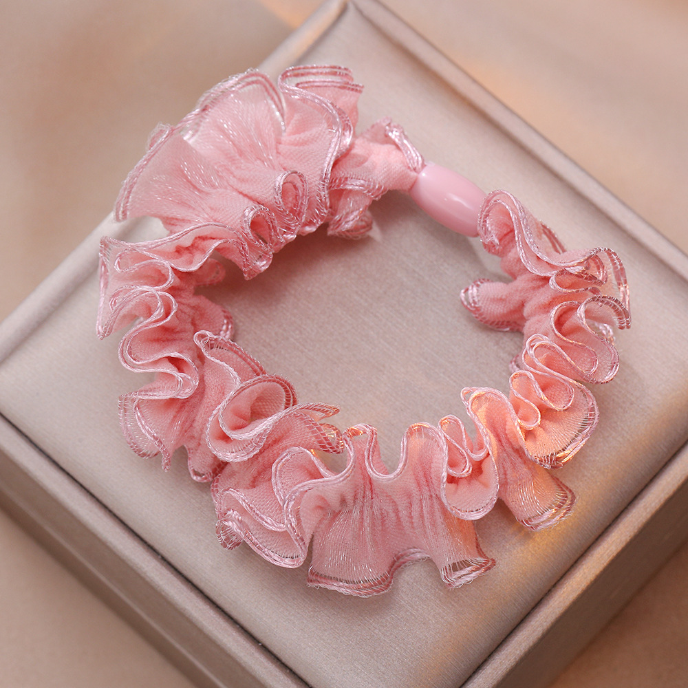 Women's Cute Lady Sweet Floral Cloth Hair Tie display picture 19