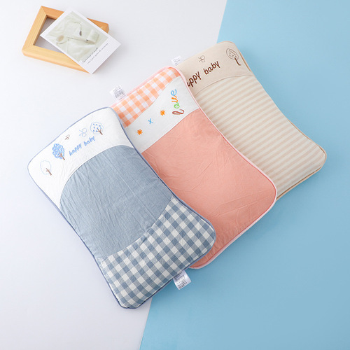 Cotton baby shaped pillow, baby pillow, newborn anti-migraine baby pillow
