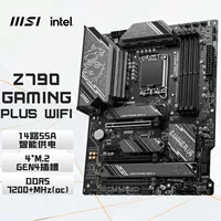 Материнская плата MSI Z790 GAMING PLUS WIFI DDR5 для настольного ПК поддерживает CPU 14700