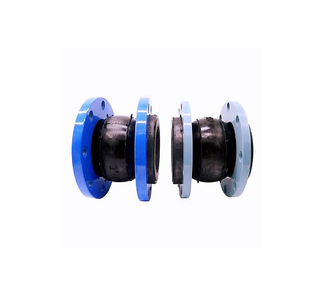 Factory delivery flexible rubber flexible joint DN50 flange rubber flexible connection pipe expansion joint single ball