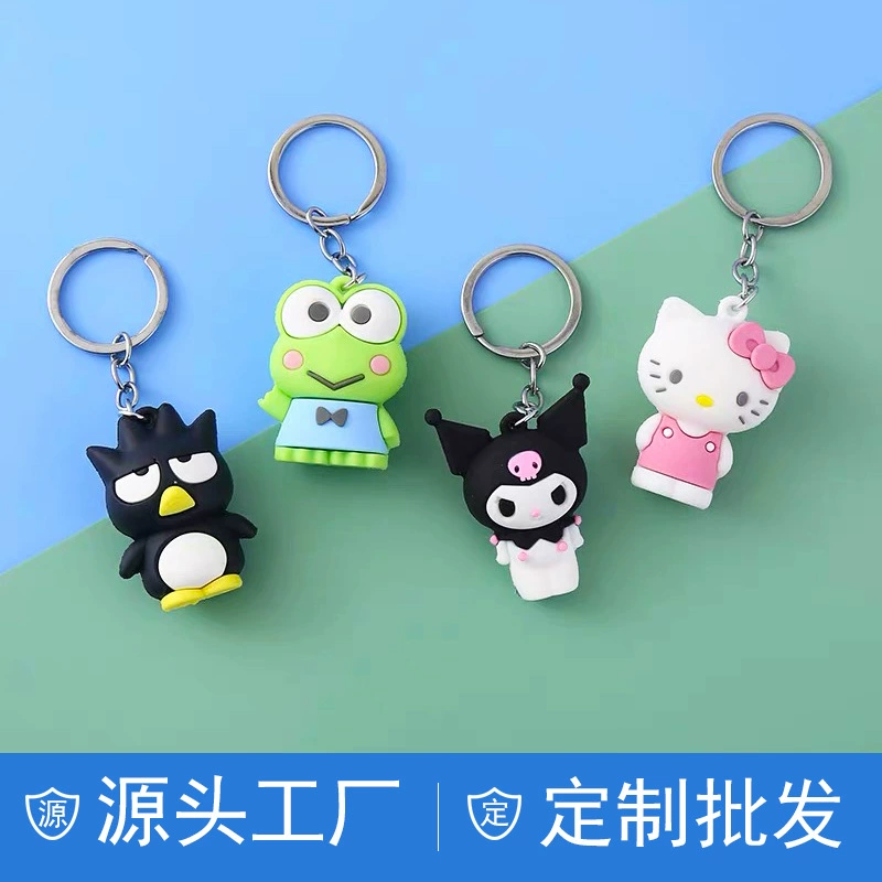 Брелок Sanrio мультяшная фигурка, украшение для сумки, прибл. 5×3,5×2,5 см, разные персонажи