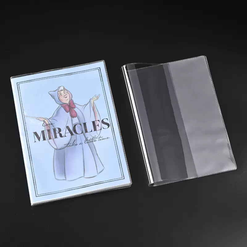 厂家直供pvc书皮 广告印刷款可 定磨砂封套 账本高透书衣 eva书套