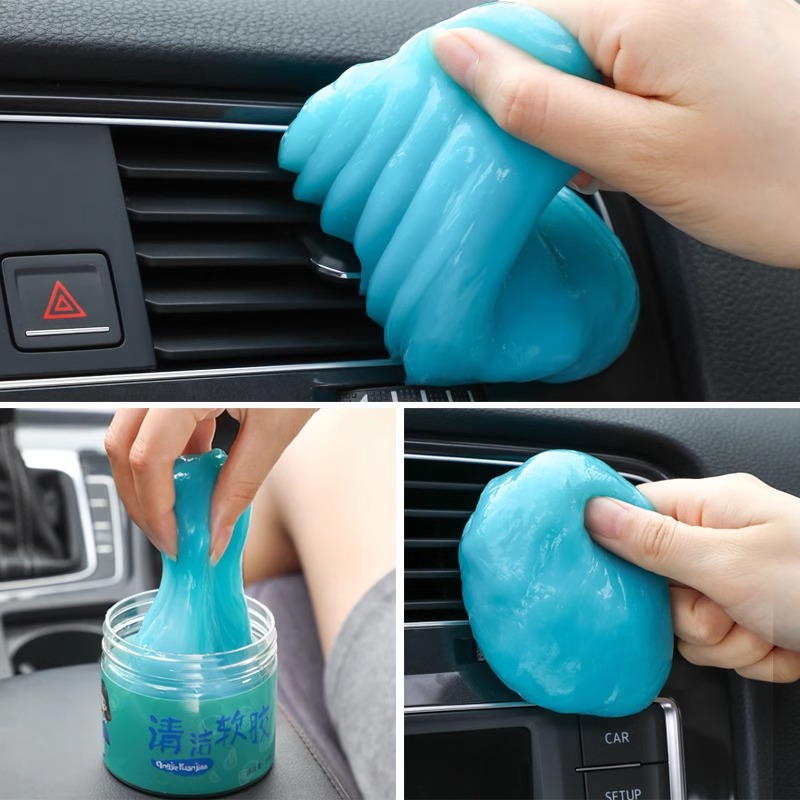 Multifunctional car cleaning soft glue interior supplies keyboard…