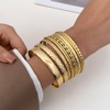 Retro jewelry, glossy spiral, bracelet, set, Aliexpress, simple and elegant design