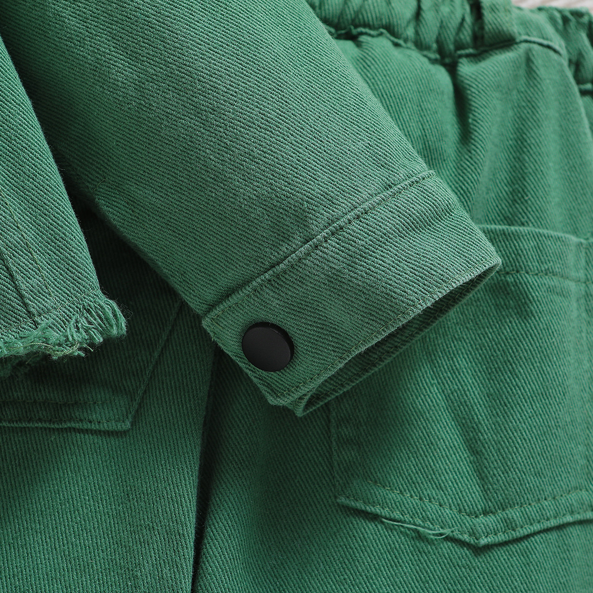 Kinder kleidung, mädchen denim anzug, frühling und herbst neue stil, kinder ärmeln jacke, lange hosen, stilvolle_voghion.com