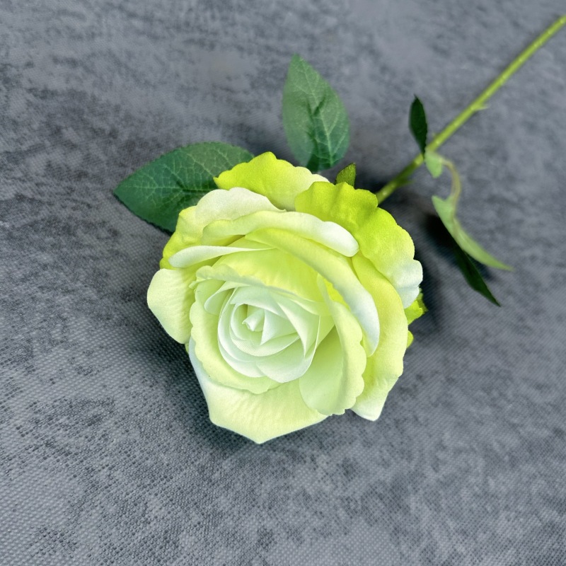 Rosas de tela única flores de tela