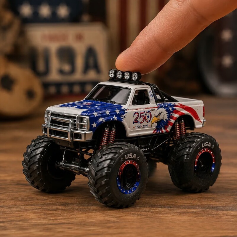 Cross-border 250th Die-Cast Monster Truck 250th Anniversary Die-Cast Alloy Monster Truck Cross-border 250th Die-Cast Monster Truck 250th Anniversary Die-Cast Alloy Monster Truck