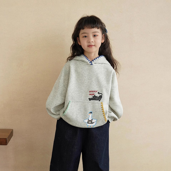Demi-season autumn cartoon children's hoody