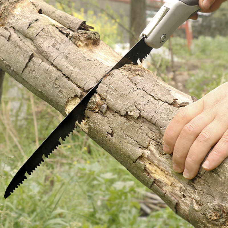 Sierra manual plegable de jardín carpintería y uso doméstico herramientas de corte resistentes image 3