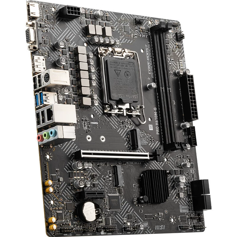 Материнская плата Intel MSI Pro H610M-G DDR5, совместима с процессорами 12/13‑го поколения