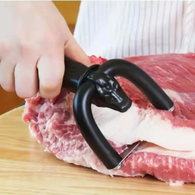 Fat Trimmer Meat Cutter Beef Pork Handheld Meat Cutter Kitchen Fat Cutter