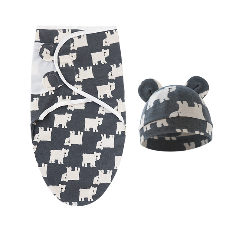 다크 그레이 북극곰 (포대기 + 싱글 기장)