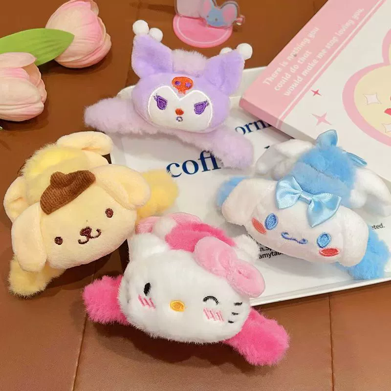 Sanrio, плюшевые игрушки большие милые крабик-подвески, акула, новая коллекция
