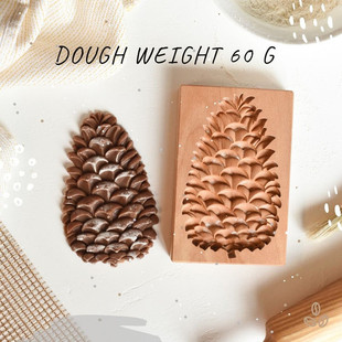 Cross-Border Popular Cookie Mold Cutter High-Quality Beech Cookie Shortbread Rectangular Wooden Cookie Mold