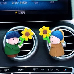 漫画の太陽の花の車のエアコンの噴出口の車内の雰囲気の女性の車の香りの車内は味を除いて持続的で薄い香りがします。