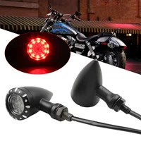 Мотоциклетная модификация Ретро металлическая рулевая лампа Harley круиз под-боеприпас поворотный световой индикатор