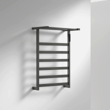 工厂智能数显碳纤维加热浴室卫生间不锈钢电加热毛巾架枪灰浴巾架