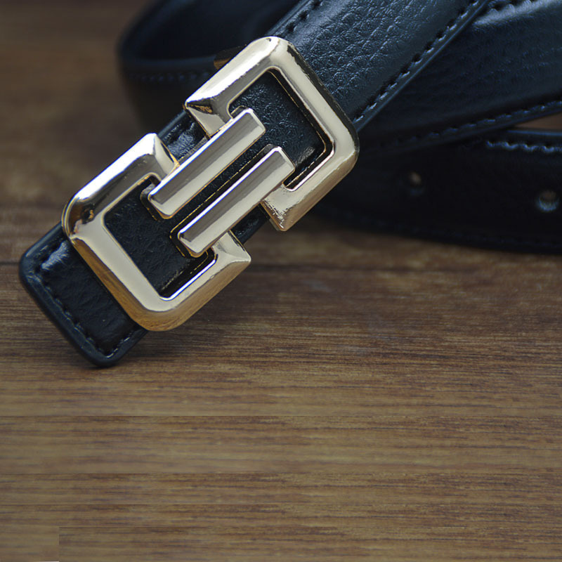 New Belt 2.5cm Black Children's Belt for Boys, Suit Belt for Girls, Medium and Large Children, Baby Belt for Dress Matching with Belt_voghion.com