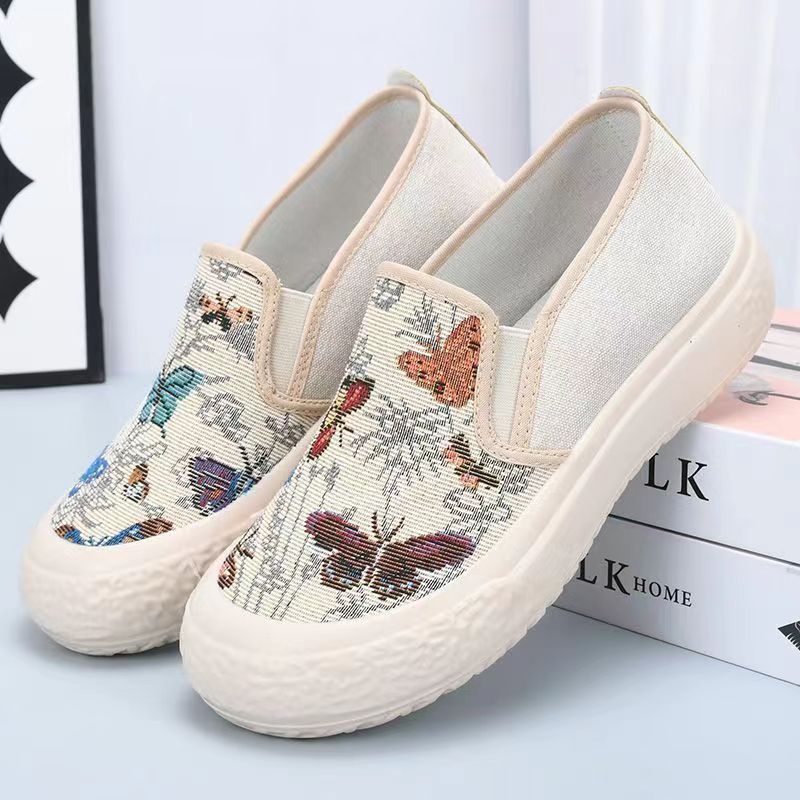 Zapatos de verano de papá zapatos de mujer 2023 nuevos zapatos de primavera y otoño calcetines para correr zapatos de moda versátiles