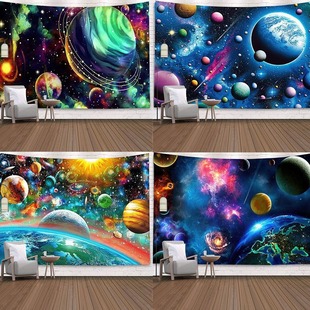 Star Star Series Home Background Wall Decorative Tapestry Wall Hanging Beach Towel Sitting Blanket
