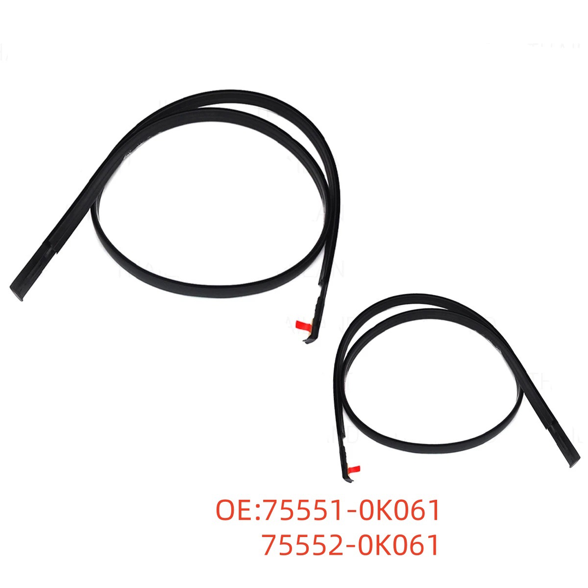 75552-0K061/75551-0K061 适用于 奔跑者 车顶流水槽
