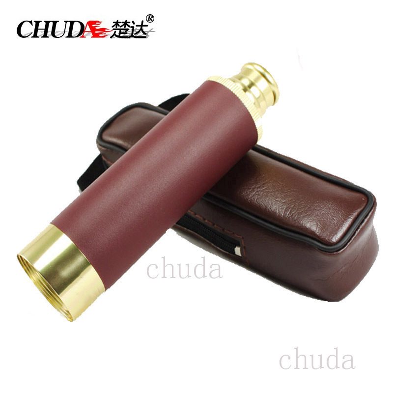 Chuda Pirate Mirror Monocular Telescope Low-Light Night Vision Movie Props Portable Telescope Exhibition Mid-Autumn Festival Gift