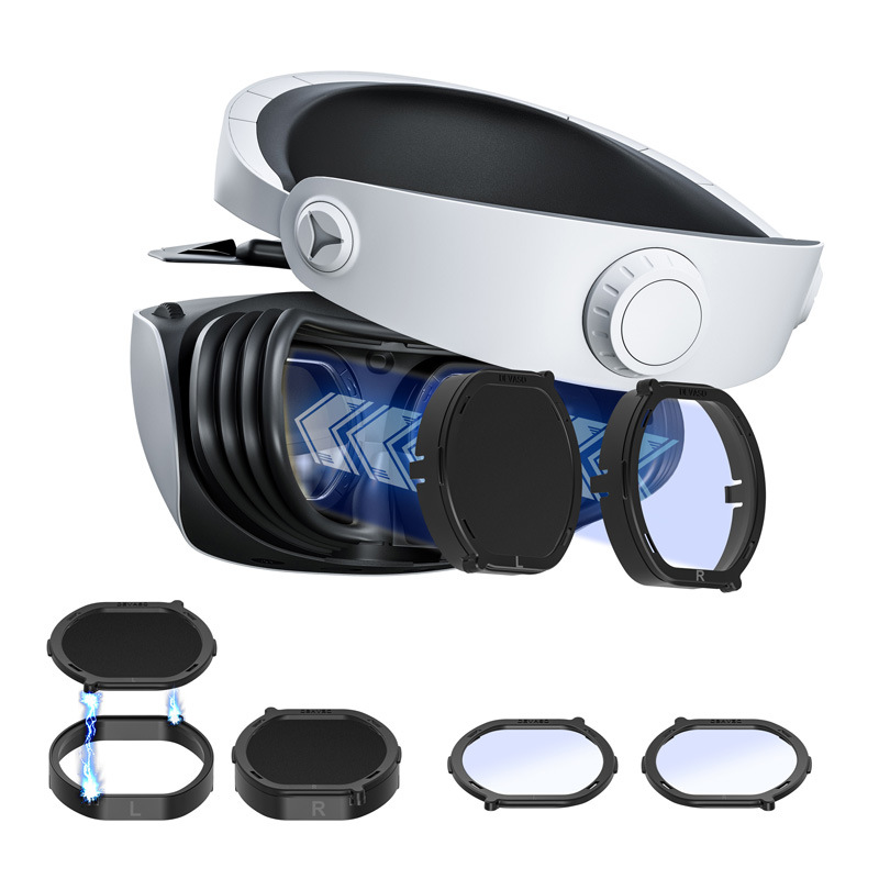 PlayStation VR 2 gafas de succión magnética PS VR2 anti-arañazos Garland lente cubierta protectora anti-Luz Azul Accesorios