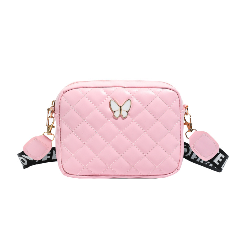 Bolsos de comercio exterior transfronterizo para niños, bolsos de hombro de moda, bordados de diamante, bolsos de cambio para niños y niñas, lindas mariposas para bebés.