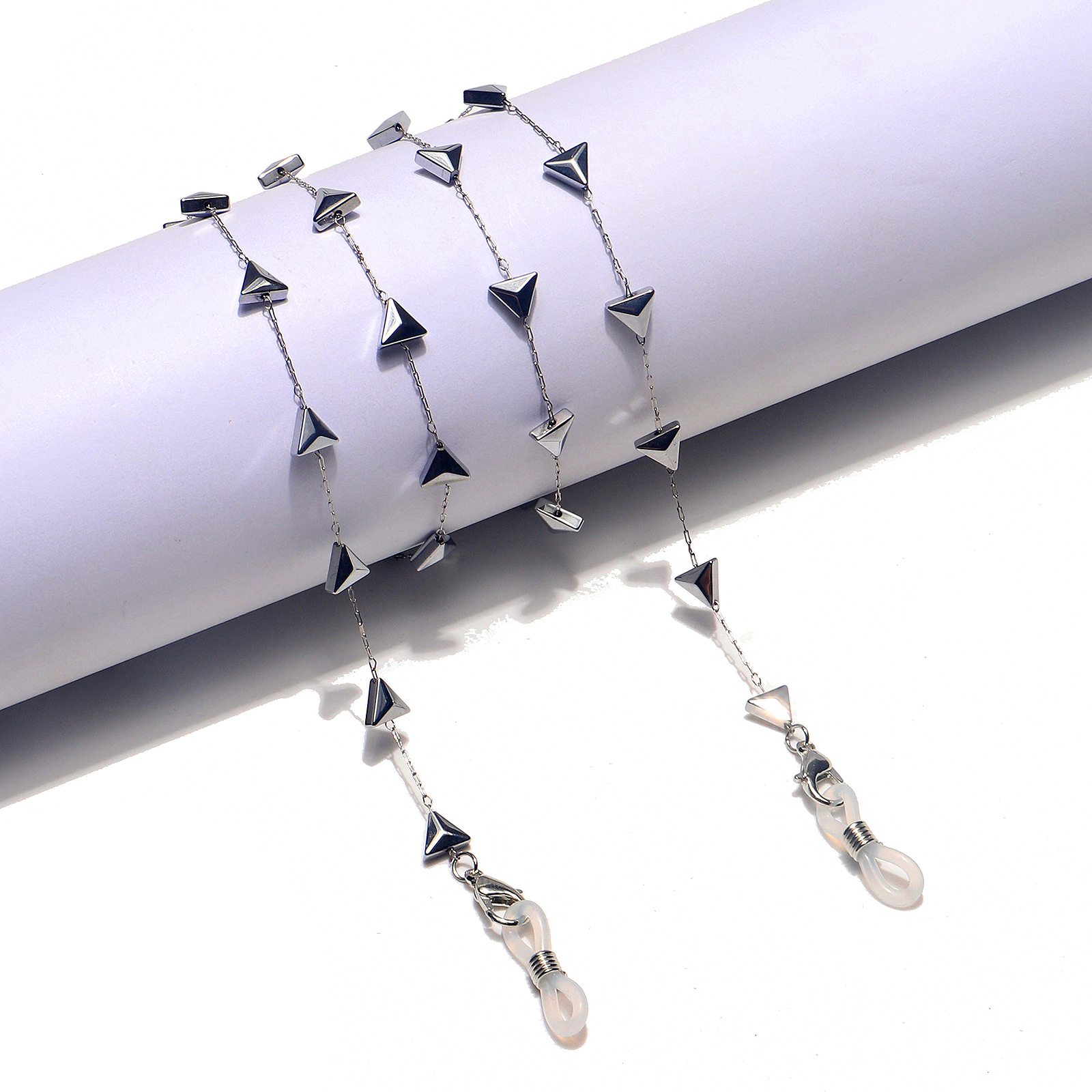 10g Weight Fashion Peach Heart Stainless Steel Glasses Chain