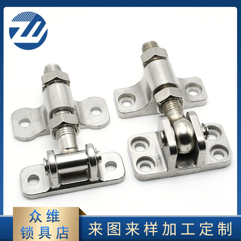 重型固定座不锈钢手轮铰链蒸房锅炉醒发房侧门锁紧合页蒸饭箱铰链