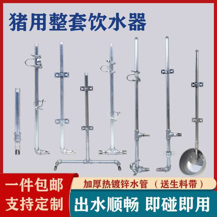 猪用饮水设备水嘴水管猪饮水管水碗母猪产床饮水器定位栏自动喂水