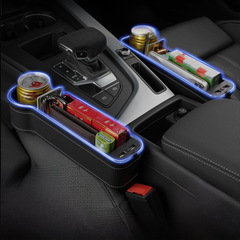 Car seat gap storage box, car gap storage box, ambiance light strip, charging multi-functional car interior accessory