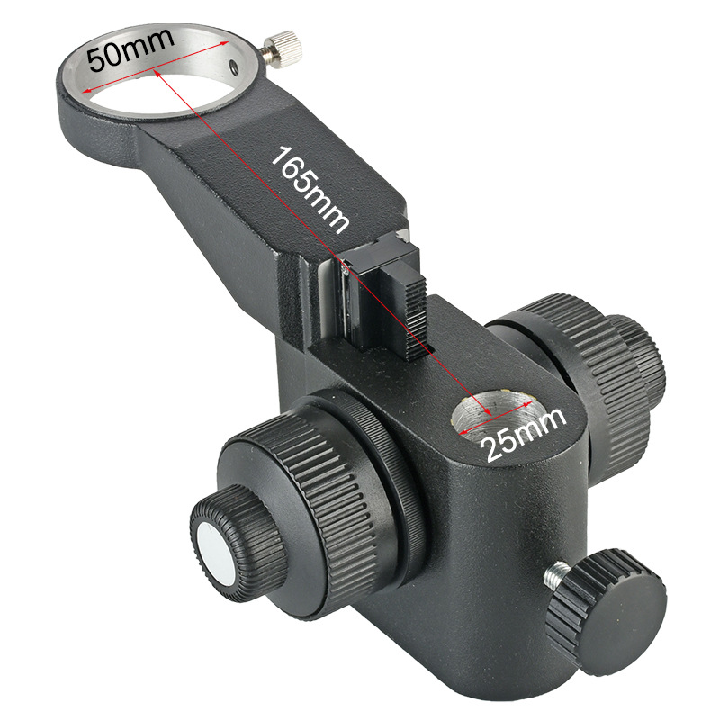 批发 单筒显微镜调焦支架 镜头孔径50mm 微调精度0.002mm调焦架