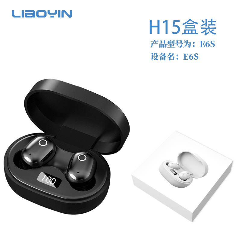 J15新品レディースイヤホンbluetoothワイヤレスミニ可爱い女の子高颜値耳伤つけない快适高音质E6S|undefined