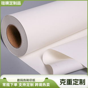 Manufacturer Wow Customized Direct Heat Transfer Digital Paper Clothing Printing Paper Can Be Customized with Weight Specifications Roll Packaging