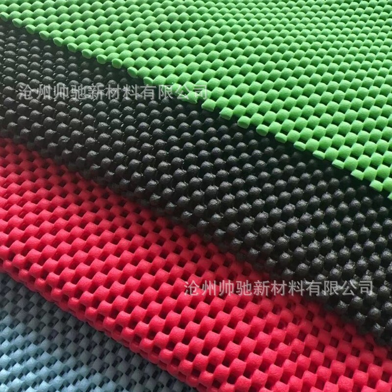 Factory Supply PVC Foam Anti-Slip Mat Hollow Breathable Supermarket Fruit and Vegetable Mat Drawer Mat Trunk Cushion
