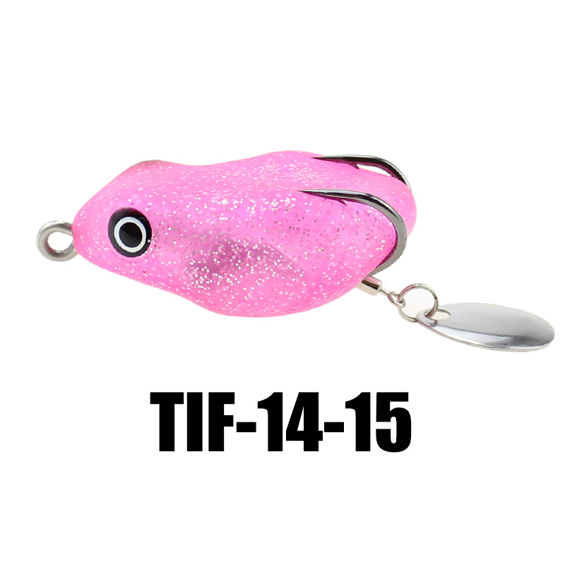 Mini Lei Rana Luya estilo tailandés pescado negro duro negro 45mm 8,5G