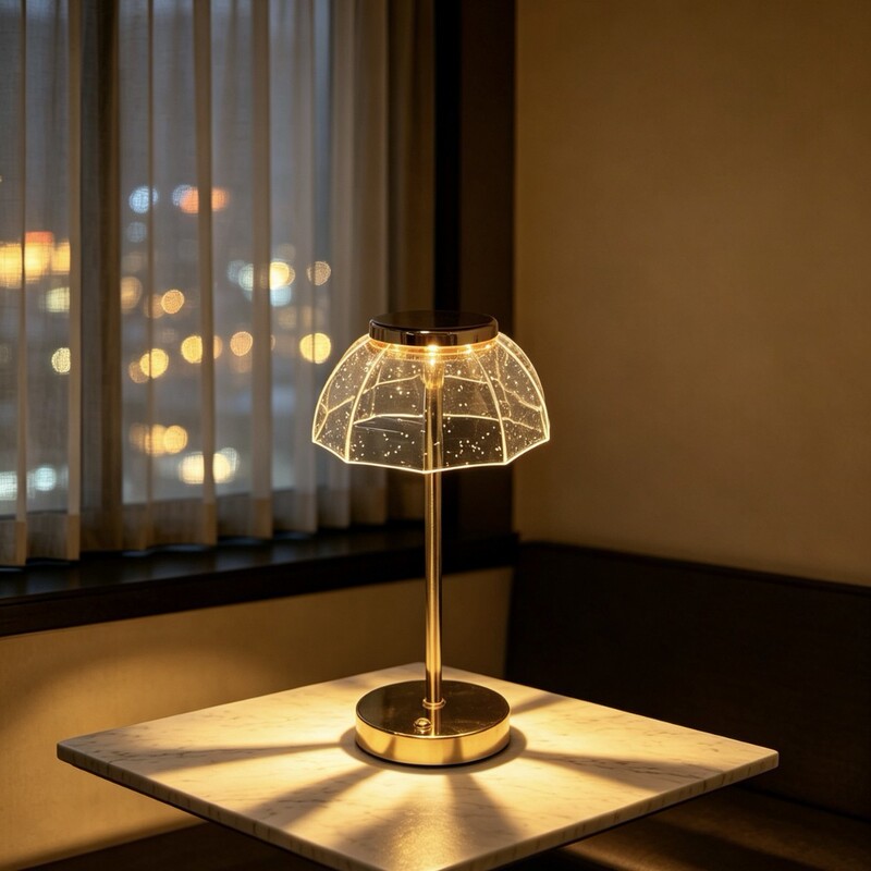 Modern petal-shaped table lamp, Instagram-style ambient light, decorative creative night light, bedside lamp, high-end night light