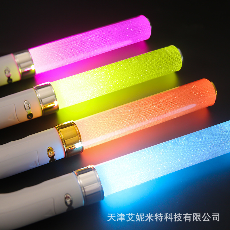 Concierto palo de luz soporte del ventilador palo LED flash CALL stick empresa Reunión Anual partido atmósfera palo wota arte