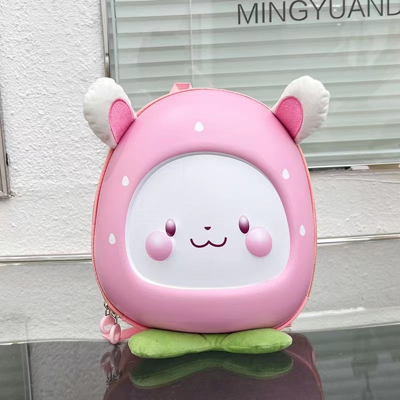 Nueva mochila escolar de jardín de infantes con carcasa dura, gran capacidad, protección de la columna vertebral, mochila infantil de dibujos animados, mochila de viaje informal para niños y niñas