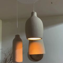 Wabi-sabi style chandelier restaurant bar Japanese Zen tea room Nordic designer living room bedroom bedside retro chandelier