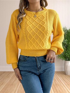 N 33128 Women's Cable Knit Sweater �黨ë�� ���R�d�羳�W