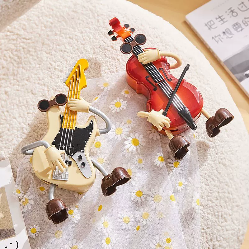 Music box, violin, table guitar, Birthday gift