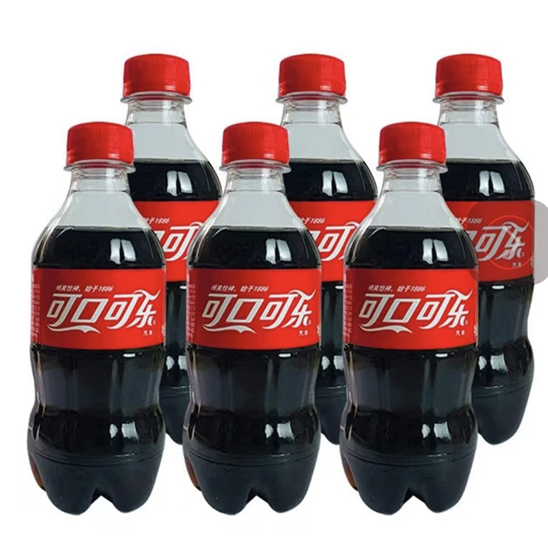 Summer Drinks Coca-Cola Small Bottles Thirst-Quenching Drinks Whole Box Wholesale Portable Stall Food Snacks Soda