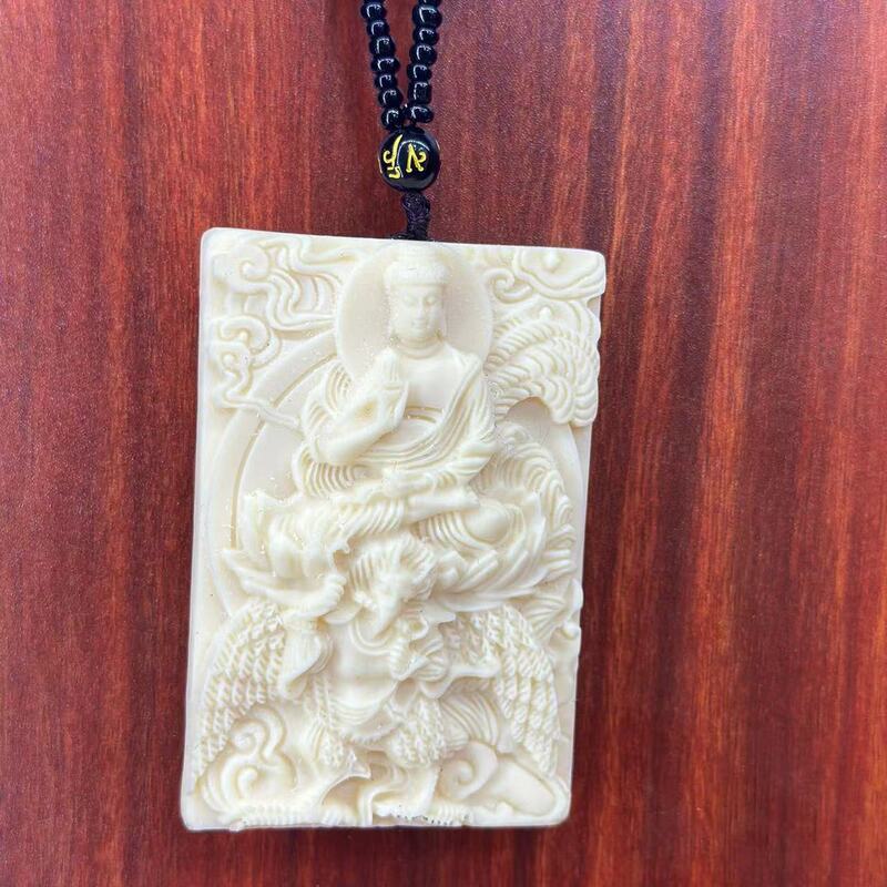 Ivory Fruit Carving Big Sun Tathagata Amitabha 461 Hanging Tagcard Wen Play Handle Car Pendant Hanging Decorative Necklace Ivory Fruit Carving Big Sun Tathagata Amitabha 461 Hanging Tagcard Wen Play Handle Car Pendant Hanging Decorative Necklace